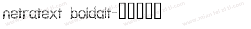 netratext boldalt字体转换